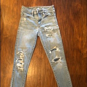 American Eagle size 0 super stretch jeans